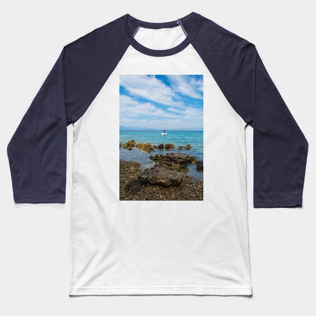 Krk Coast Baseball T-Shirt by jojobob